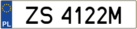 Truck License Plate